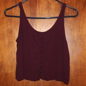 Maroon tank top